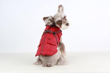 Пупа Вікес, Вінтерманте - зимова шапка з помпоном (червона)