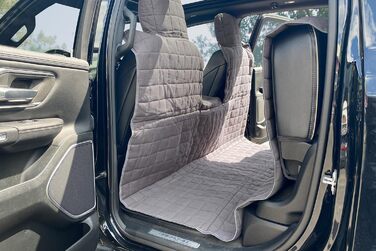 Tierlando® Автоковдра з бавовни XXL для пікапів та SUV, 240x170 см, сірий графіт