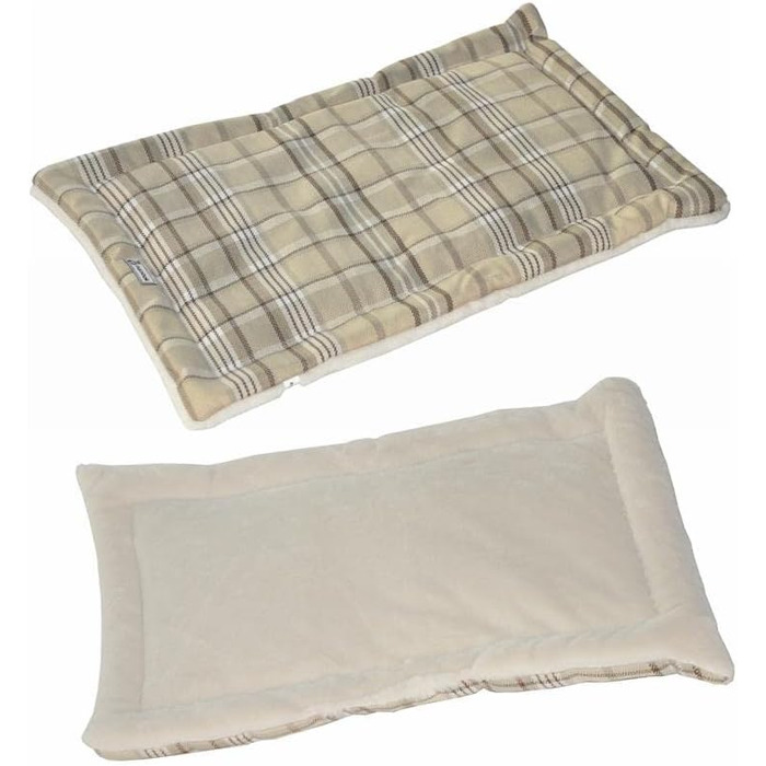 М'яка тепла ковдра для собак та котів Nanook XL, 70x45 см, бежева, washable