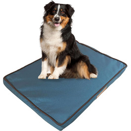 Ортопедичне собаче ліжко Ellie-Bo з піною-пам'яттю, водовідштовхувальне, для клітки/бокса, зелене, XXL (122 см), 122x75x6 см