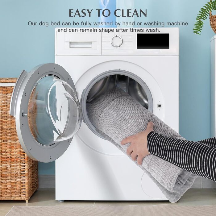 Килимок для собак, миючий, м'який, для маленьких, середніх та великих собак, сірий, 90x70 см (XZ016)