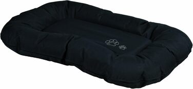 Килимок для собак TRIXIE Nordic Föhr, 120x90 см, темно-сірий – м'яке ліжко з бортиком для великих собак, з ручкою, можна прати, 37462