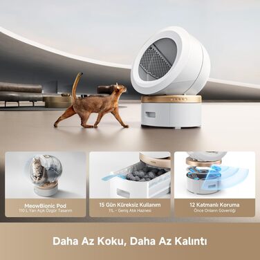 Інтелектуальний самоочисний котячий туалет MOVA MeowgicPod LR10 Prime від Dreame
