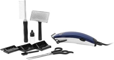 Машинка для стрижки собак Orbegozo CTP 5050, нержавіюча сталь, регульована довжина стрижки, набір у кейсі, 12 Вт