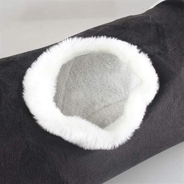 Туннель-іграшка для котів DHGTEP, складаний, з віконцем, чорний