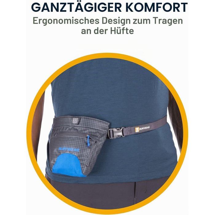 Сумка для ласощів Ruffwear Treat Trader з регульованим поясом, колір Brown Bear (Коричневий ведмідь)
