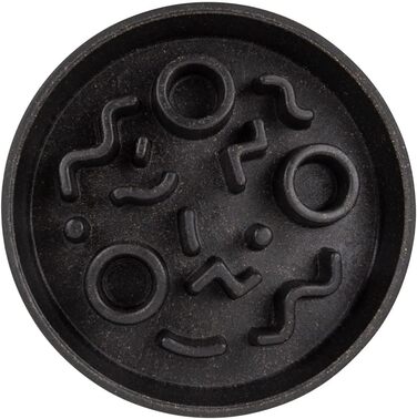 District 70 Повільний годівник для котів з бамбука, діаметр 13,5 см, сірий