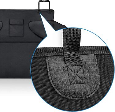 Захист для багажника автомобіля для собак, універсальний, водовідштовхувальний, 185x105x37 см, чорний