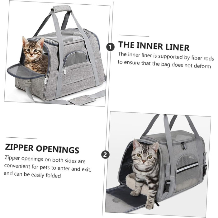 Рюкзак для тварин Supvox: великий, дихаючий, для подорожей та вигулу