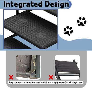 Рампа для собак у машину, складана, до 80 кг, 5 сходинок