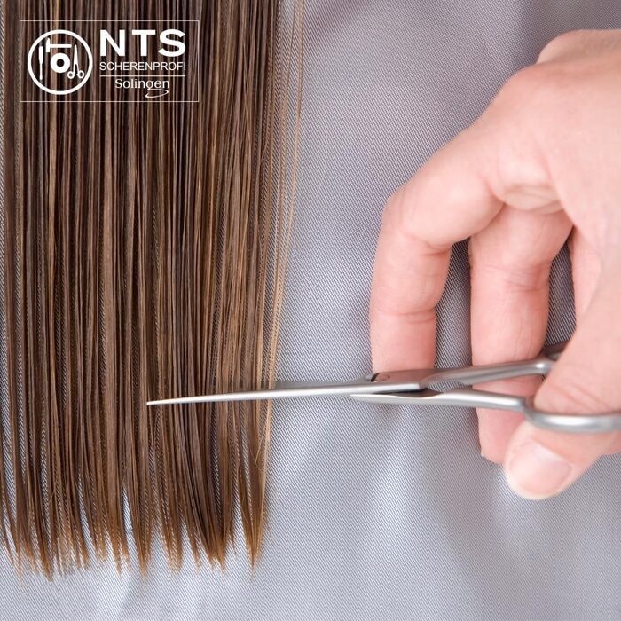 Професійна перукарська ножиці May Lily Line, 5.5'' (14 см), ручна робота, мікрозубчасті, Solingen