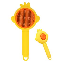 Щітка для вичісування шерсті собак та котів, масажна щітка для грумінгу домашніх тварин