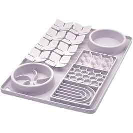 Миска для повільного годування, силіконовий килимок від протікання з присосками для собак та котів, килимок для нюхання, іграшка-головоломка для нудьгуючих цуценят, інтерактивна миска для повільного годування