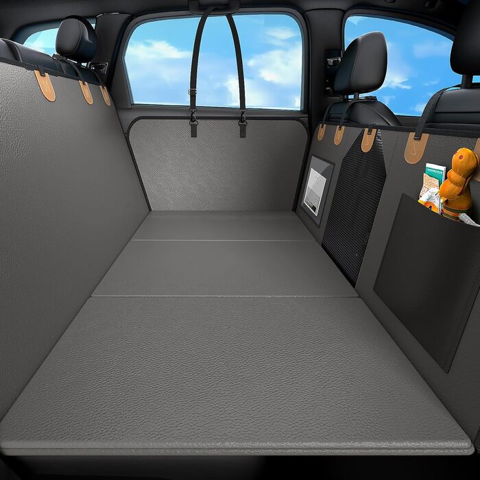 Підстилка для собак у машину з жорстким дном, PU-шкіра, водонепроникна, стійка до подряпин, 180 кг, для SUV, LKW