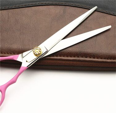 Набір професійних ножиць для грумінгу собак 7.0 дюймів, нержавіюча сталь, для тіла, лап, обличчя, безпечні та гострі