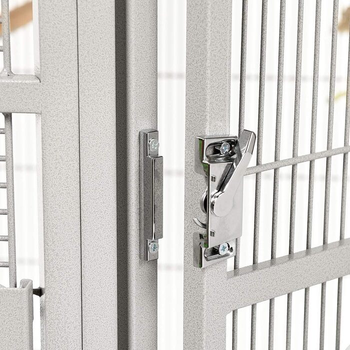 Вольєр для птахів Montana Cages Denver II XXL, світло-сірий, просторий пташиний клітка для папуг