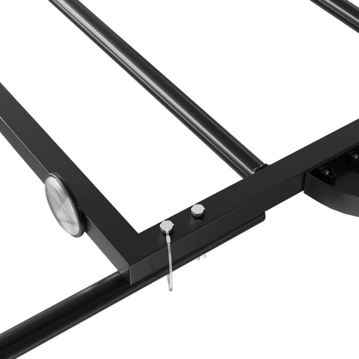 Причіп для собак, велосипедний причіп, причіп для джогінгу, чорний 122x53x28 см, сталь