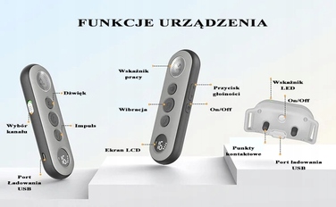 Навчальний електричний нашийник для собак з пультом керування, радіус 300м