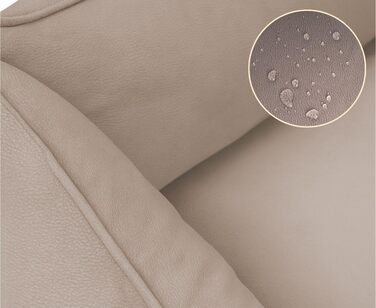 Ортопедичне ліжко для собак Knuffelwuff Oliver, M-L - Зручне, легко миється, з ефектом замші, з піною з пам'яті, водовідштовхувальне, миється, для собак маленьких та великих порід (85 x 63 x 23 см, світло-коричневе)