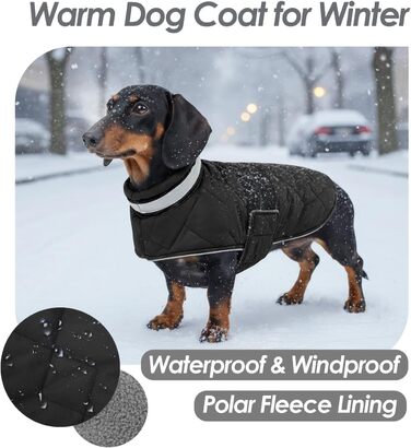 Зимова куртка для собак середнього розміру Asenku, флісова, водовідштовхувальна, з отвором для шлейки, зелена (M, чорний)