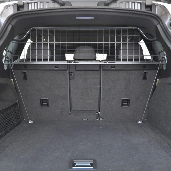Сітка для собак Travall, сумісна з Porsche Cayenne (2010-2017), захист багажника, сталева перегородка