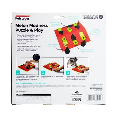 Інтерактивна головоломка для котів Nina Ottosson Cat Puzzle Play — Melon Madness