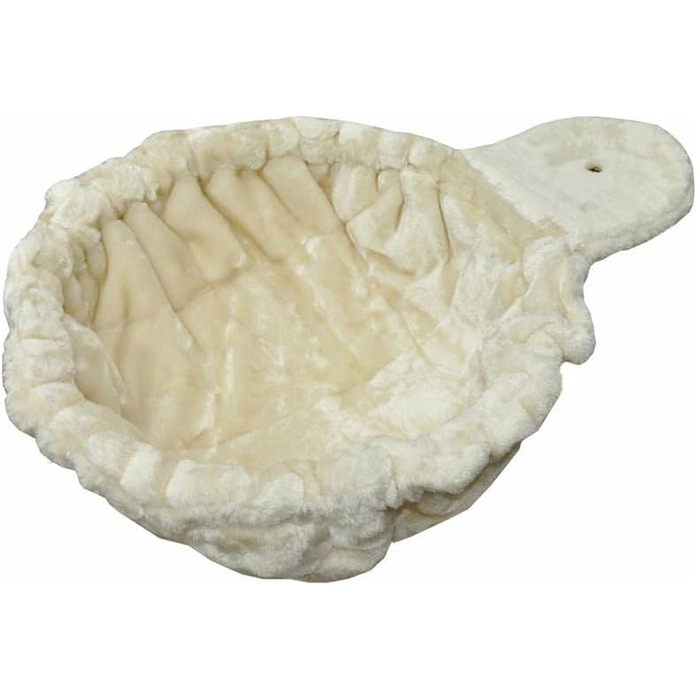 Котячий будиночок-лежанка Nanook Kratzbaum для великих котів - XXL, діаметр 45 см, глибина 12 см, бежевий