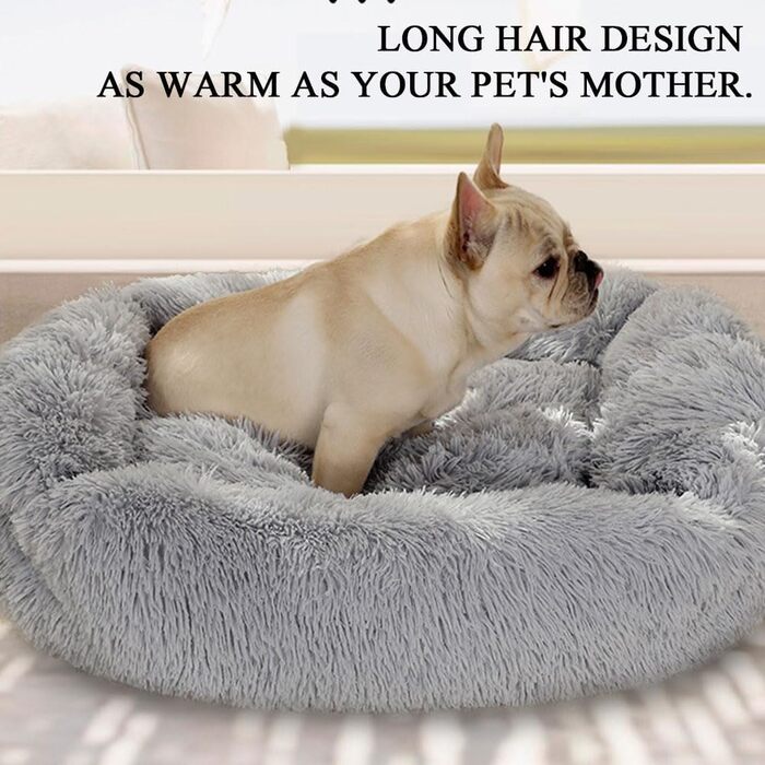 Крісло-лежанка для собак та котів, великий розмір XXL, чорного кольору. М'яке, плюшеве ліжко-кошик для собак та кошенят, легко миється. Підходить для великих собак, кошенят та тварин.