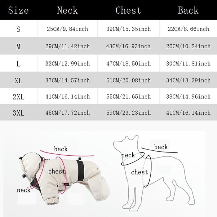 Зимовий теплий куртка для собак маленьких порід з капюшоном, водонепроникний, з підкладкою з графіту, розмір S, червоний