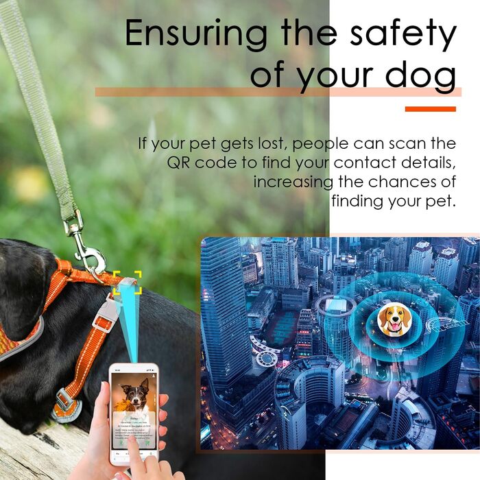 ThinkPet шлейка для собак і котів S, помаранчева, дихаюча, світловідбивна, не натирає, м'яка сітка Air-Mesh з QR-кодом і адресником, для цуценят, дрібних і середніх порід