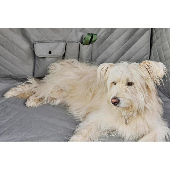 Захист для автосидіння для собак Loop Hundematte: водонепроникний, з кишенями, нековзний, для комфортних подорожей | LOOP-DMK5001