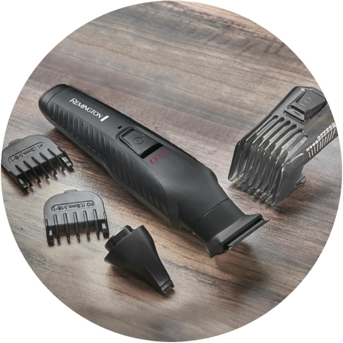 Мультитриммер Remington G10 PG2100: 10-в-1 для волосся, бороди, вусів та носа. Самозагострювані леза, акумуляторний