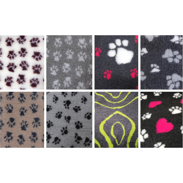 Кімоно для собак Vet-Bed Softbed Dry-Bed: вологостійкий килимок для собак, 1м x 0,80м (колір: коричневий + чорні лапки)