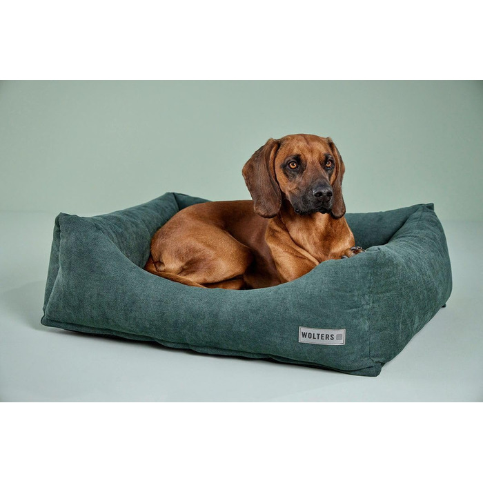 Крісло-лежанка для собак Wolters Classic, розмір S, 60 x 45 см, темно-зелений