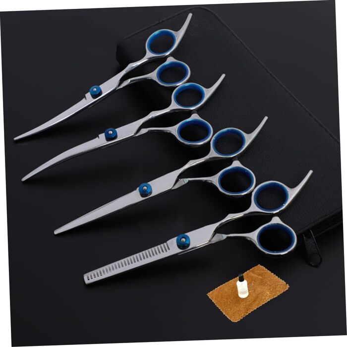 Набір професійних ножиць для грумінгу домашніх тварин 6 дюймів, нержавіюча сталь, для собак та котів