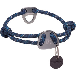 RUFFWEAR Knot-a-Collar – світловідбивний регульований нашийник для собак із мотузки, 35-51 см, Blue Moon