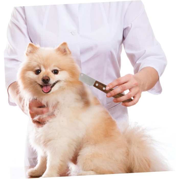 Гребінець для вичісування шерсті тварин 2St, щітка для вичісування шерсті собак і котів, з нержавіючої сталі