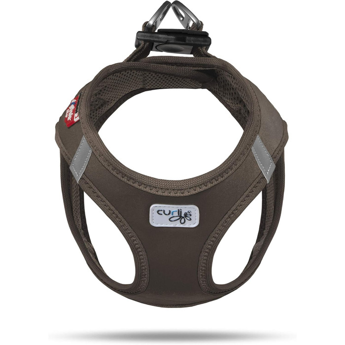 Шарнірний жилет-шолом Softshell (3XS, Коричневий)