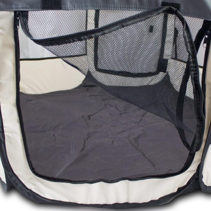 BITUXX® Вольєр для цуценят, вольєр для тварин, переносний вольєр-клітка, кутовий, складаний (зелений)