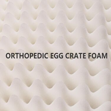 Ортопедичне собаче ліжко Patas Lague XL для великих собак, 106.7 x 71.1 см, водонепроникне, м'яке, тепле, зручне, з Eierkisten-піною, знімний, пральний чохол та антиковзаюча підкладка, сірого кольору