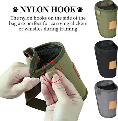 Набір для дресирування собак: сумка для ласощів, свисток, диспенсер для відходів, регульований