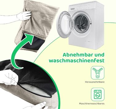 Ортопедичне ліжко для собак великих та середніх порід, знімний, миючий наповнювач, 90x76 см, колір коричневий