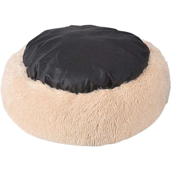 Ортопедичне кругленьке ліжко для собак XL: зручне, миюче, з memory foam. Підходить для великих собак (лабрадорів)