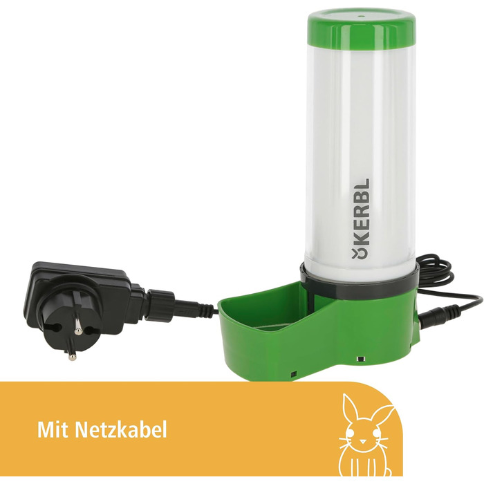 Поїлка для кроликів Kerbl NoFrost Superior 2.0, ізольована, підігрів до -20°C, 8 Вт, 82738