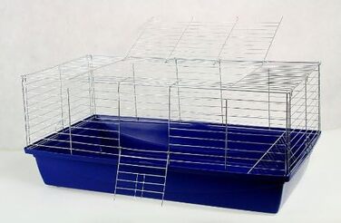 Клітка для гризунів та кроликів 120x60x43 см, синя