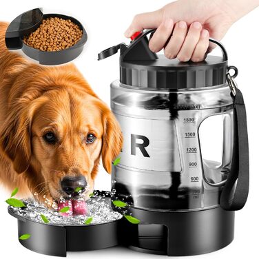 Портативна пляшка для води для собак PETNF, миска для води для собак, не протікає, для великих тварин, ідеально підходить для прогулянок, кемпінгу, пляжу, полювання та інших активностей