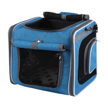 Корзина для собак на велосипеді – сумка-переноска для тварин | Регульована сумка з вентиляцією для транспортування, прогулянок, походів, кемпінгу, велопоїздок та трекінгу