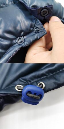 Зимовий одяг для собак GIBZ: теплий водонепроникний зимовий одяг з капюшоном для маленьких собак, XL, помаранчевий