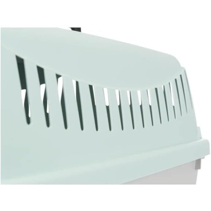 TRIXIE 39804 Транспортувальний бокс для кошенят і цуценят XS, 26×25×39 см, світло-сірий/м'ятний