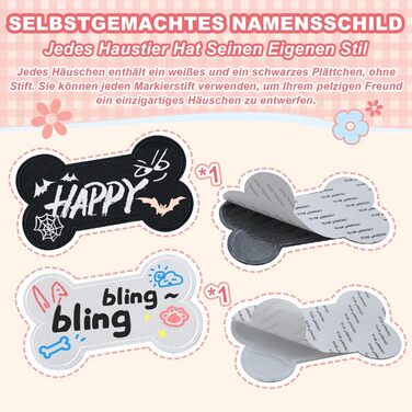 Будка для собак Jiupety, рожева, для дому, 43x43x43 см, складана, для собак 4-9 кг